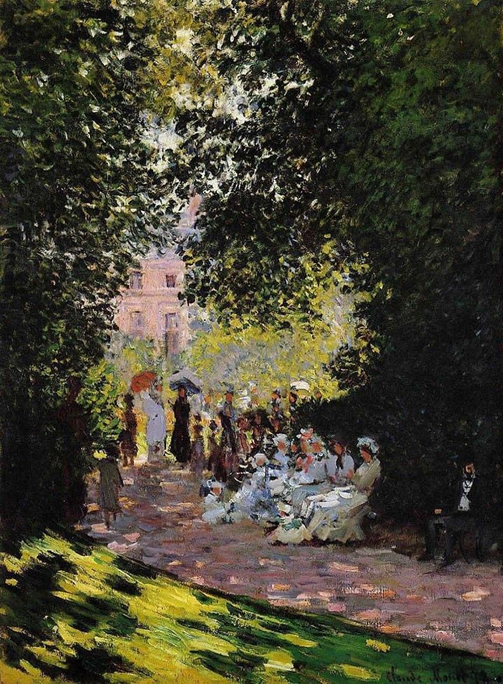 Claude Monet The Parc Monceau Paris 2